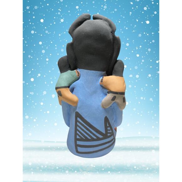 Native American Storyteller 4 Children Pottery Figurine Signed EB – Eva Betonie - Picture 3 of 6